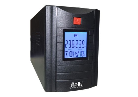 Display LCD AoKu Offline UPS V-1500 1500VA con onda senoidal modificada, 110V,120V /220V, 230V, 50Hz /60Hz, control de la CPU