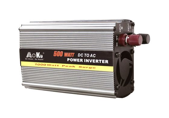 Inversor de CC a CA, 500W 12V, Inversor de energía para automóvil, Adecuado para refrigerador, aire acondicionado