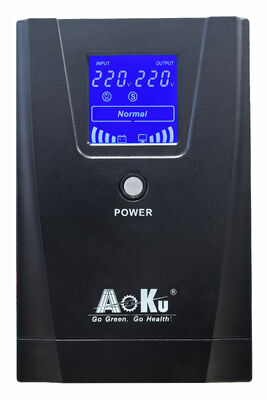 AoKu Línea Interactiva UPS SL-1.5K, 1.5KVA, 1200W, Caja Metálica, LCD, Salida de Onda Sinusoidal Pura