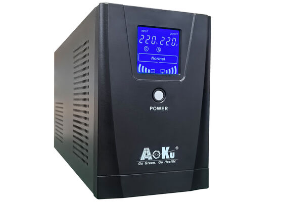 AoKu Línea Interactiva UPS SL-1K, 1KVA, 800W, Caja Metálica, LCD, Salida de Onda Sinusoidal Pura